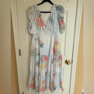 SO Kids Dress with Pastel Floral Design